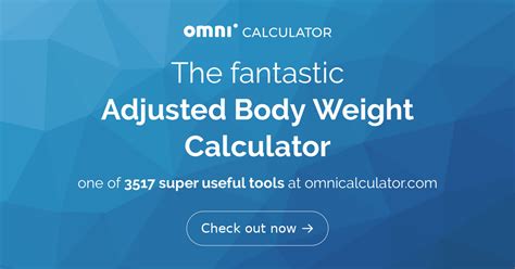 Adjusted Body Weight Calculator