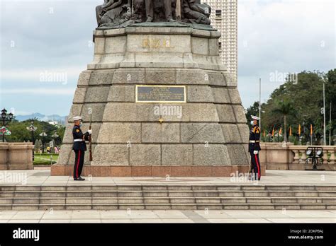 Dec 13, 2020 Honor guard guarding Dr. Jose Rizal National Monument, Manila, Philippines Stock ...