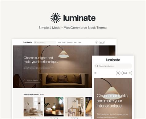 Luminate - Minimal Electronics Store WooCommerce Theme