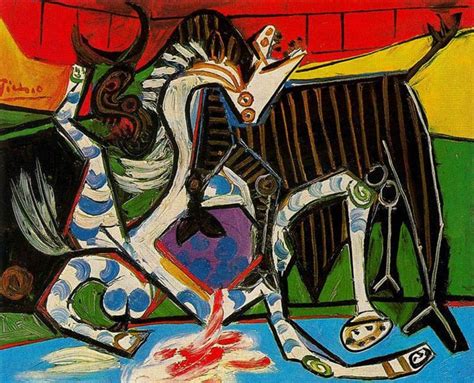 Bullfight Famous Painting By Pablo Picasso 9