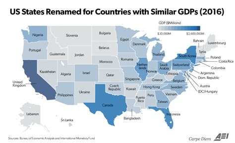 The Always Entertaining State GDP Map Is Back