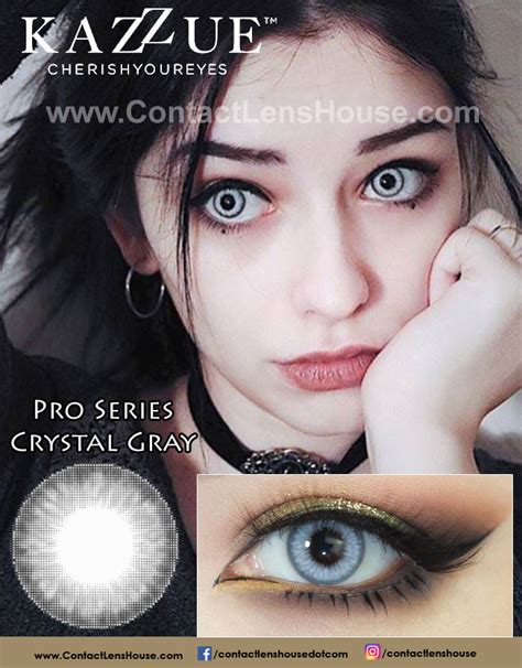 Pro Crystal Grey Contact Lenses