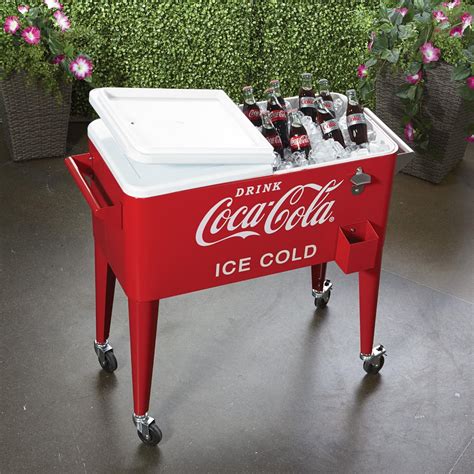 80-Quart Rolling Retro Coca-Cola Cooler: Amazon.co.uk: Kitchen & Home