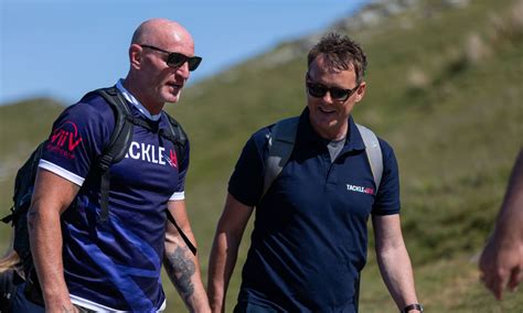 Gareth Thomas' likens his three-peaks challenge to HIV journey