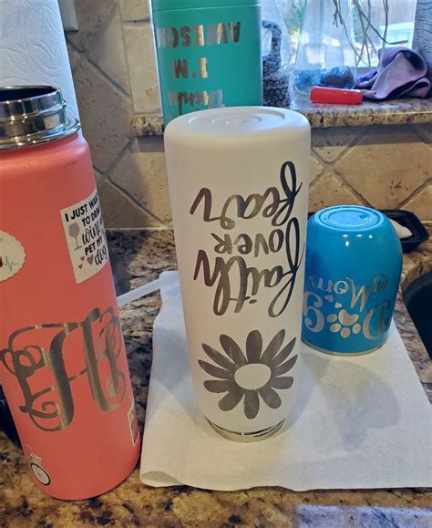 Diy etched tumblers with citristrip looks like engraved tumbler – Artofit