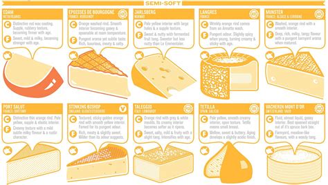 Semi soft #cheeses | French food, Orange rind, Food