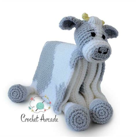 Cuddle and Play Cow Crochet Blanket King Cole Comfort Chunky Crochet ...