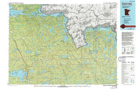 International Falls topographic map, MN - USGS Topo 1:250,000 scale