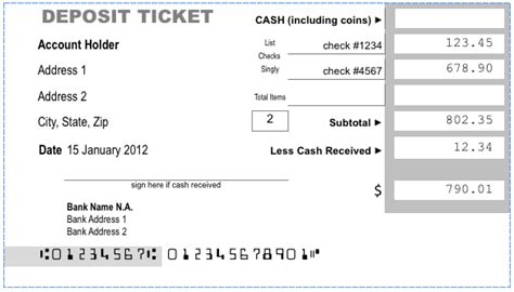 Print a Bank Deposit Ticket with Excel | Paco Hope