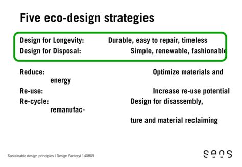 Lecture Notes for Eco-design principles lecture | PPT