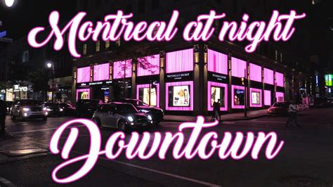 Nightlife in Downtown Montreal (Sainte-Catherine Street West) # ...