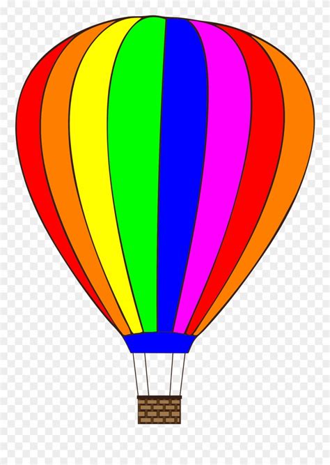 Air Clipart Big Balloon - Balon Udara Kartun Png Transparent Png (#3201131) - PinClipart