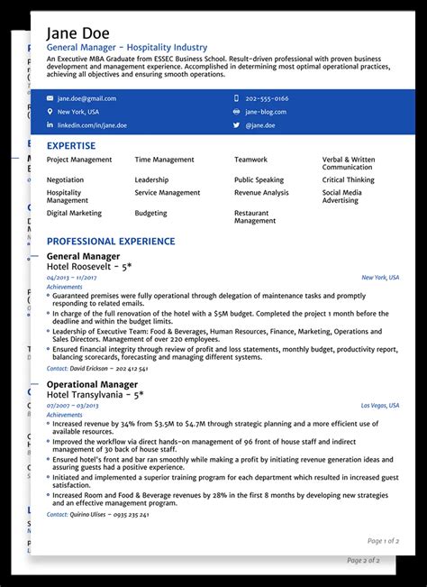 When to Use a 2-Page Resume [7 Samples Included]