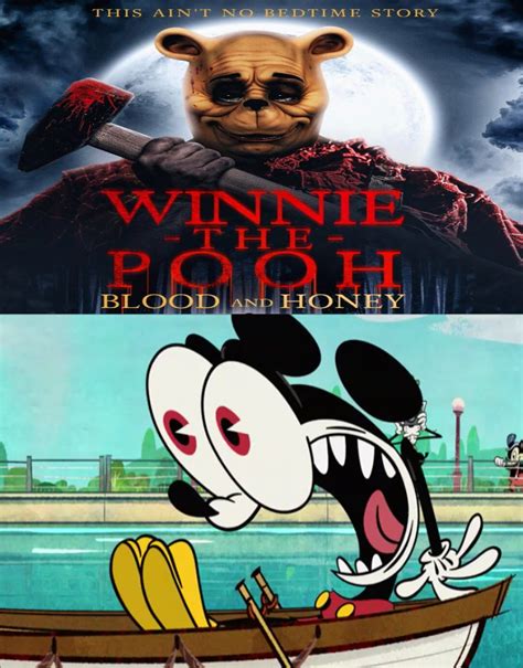 Mickey Scared of Winnie the Pooh: Blood and Honey by jacobstout on ...