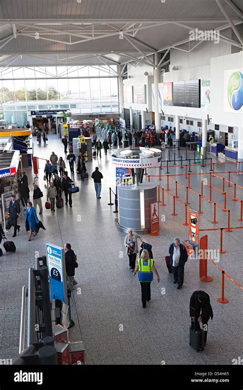 Departures hall, Bristol airport, England, UK Stock Photo - Alamy