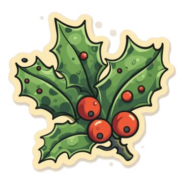 Cartoon Holly Leaf PNG Transparent Images Free Download | Vector Files | Pngtree