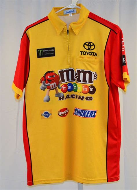 2019 Kyle Busch M&Ms MONSTER not Race Used NASCAR Pit Crew Shirt