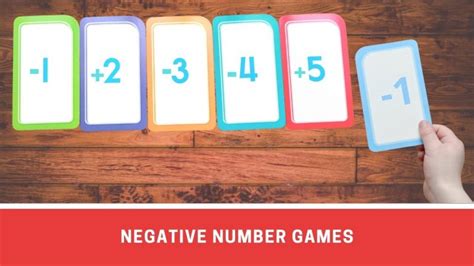 9 Interesting Games For Understanding Negative Numbers - Number Dyslexia