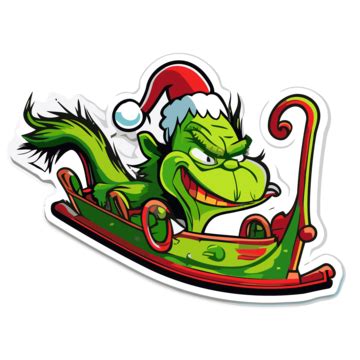 Grinch Sleigh Clipart PNG, Vector, PSD, and Clipart With Transparent Background for Free ...