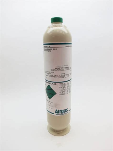 AIRGAS X02NI97CP105393 UN1956 COMPRESSED GAS NOS 3.64 CU FT D640769