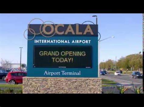 Ocala International Airport - New Terminal - Grand Opening filmed by Biznct - YouTube