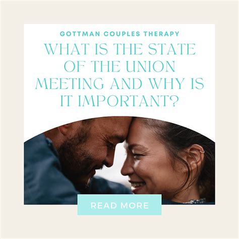 Gottman Couples Therapy: What is the State of the Union Meeting and Why ...