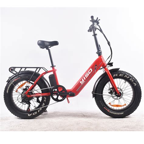 20 Inch New Foldable Adult Lithium Hidden Battery Fat Tire Snow Electric E-Bike with 350W 500W ...