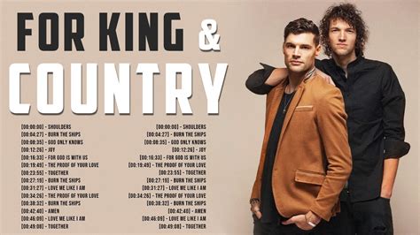 Best For King & Country Songs Nonstop Collection 2020 ~ Powerful ...