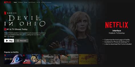 Netflix home page - Mobile & TV/Desktop | Figma