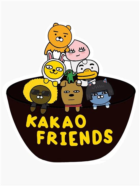 "kakao friends" Sticker by estherrc | Redbubble