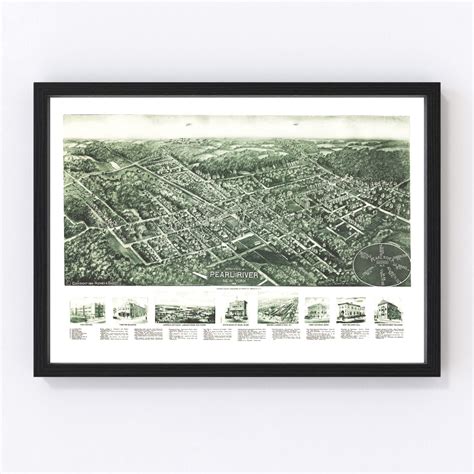 Pearl River Map 1924 Old Map of Pearl River New York Art - Etsy