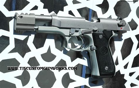 Custom Compensated Stainless INOX Beretta 92FS 9mm