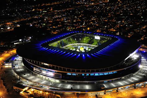 HD wallpaper: Gremio Porto Alegre, arena, stadium, night | Wallpaper Flare