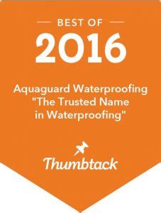 You're The Best, Aquaguard! - AquaGuard Waterproofing