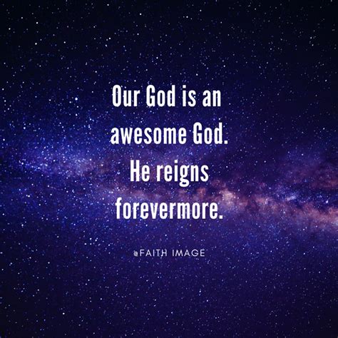 Our God is an awesome God