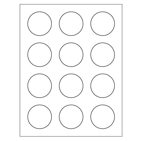 Template for Avery 22877 Print-to-the-Edge Round Labels 2" diameter | Avery.com