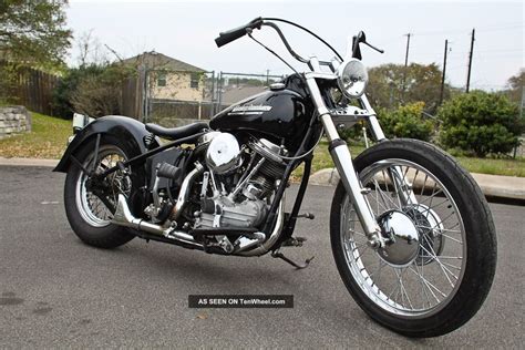 1960 Harley Davidson Fl Panhead Chopper Bobber Custom