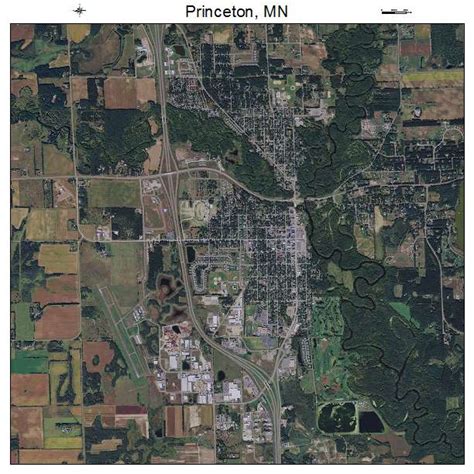 Aerial Photography Map of Princeton, MN Minnesota