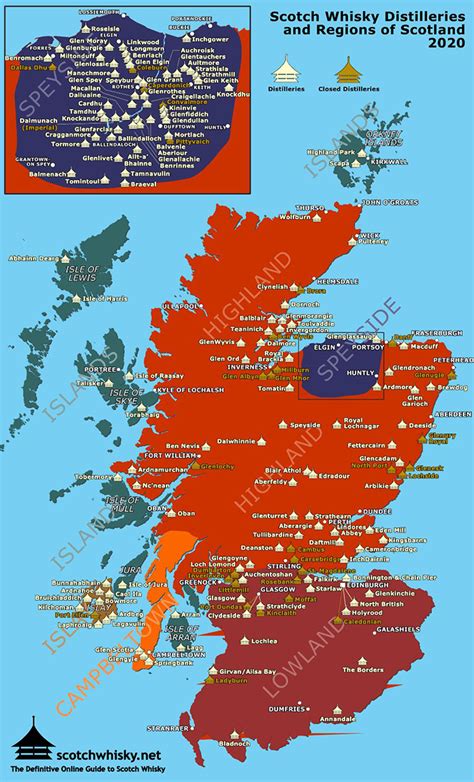 Scotland Map Scotch Regions - Boriss Anderson