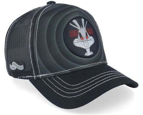 Looney Tunes Bugs Bunny Black/Black Trucker - Capslab Cap ...