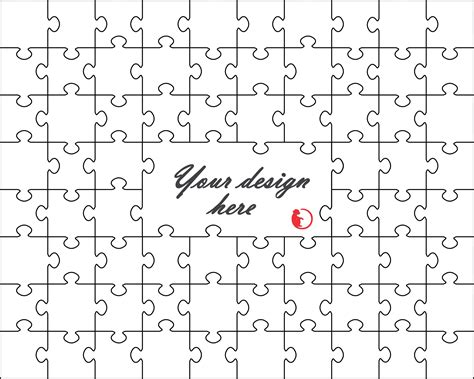 Puzzle Template | Svg File for Cricut | Instant Download