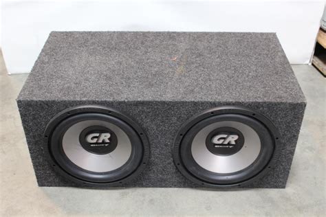 Gravity Dual Car Speakers In Speaker Box | Property Room