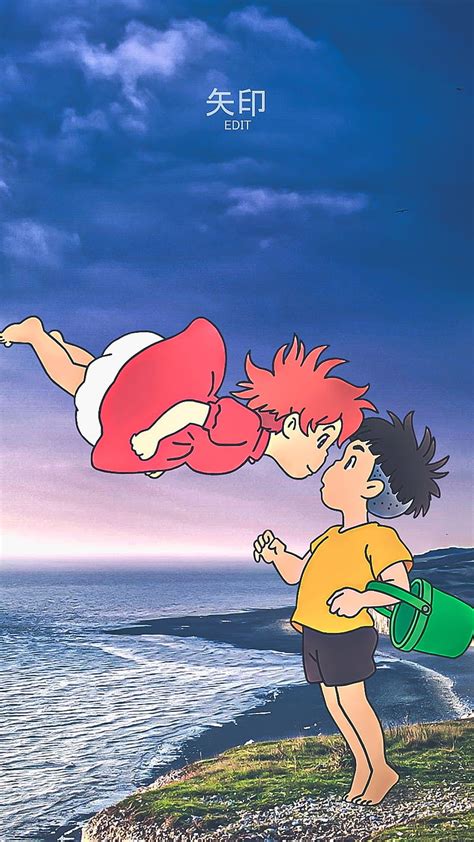 1920x1080px, 1080P free download | Ponyo, anime, ghibli, love, ocean ...