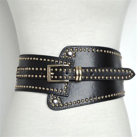 ladies designer leather belts