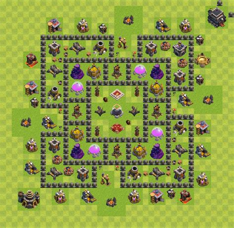 Farming Base TH9 - Clash of Clans - Town Hall Level 9 Base - (#5)