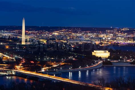 Aerial view of Washington DC cityscape ... | Stock image | Colourbox