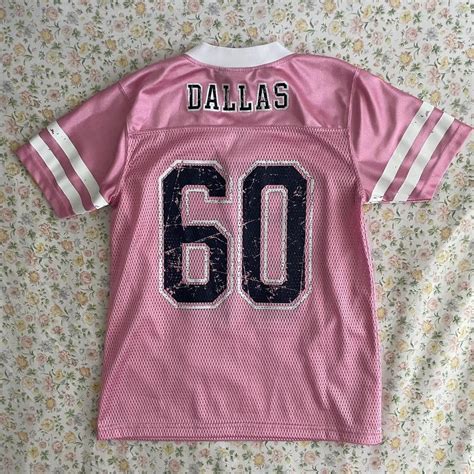 Pink Dallas Cowboys jersey 🎀 Size M Distressed... - Depop