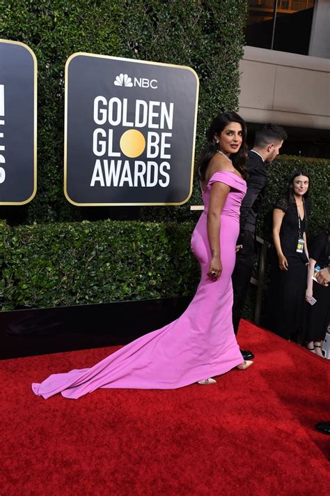 See Priyanka Chopra's Glam Pink Dress at the Golden Globes | POPSUGAR Fashion Photo 10