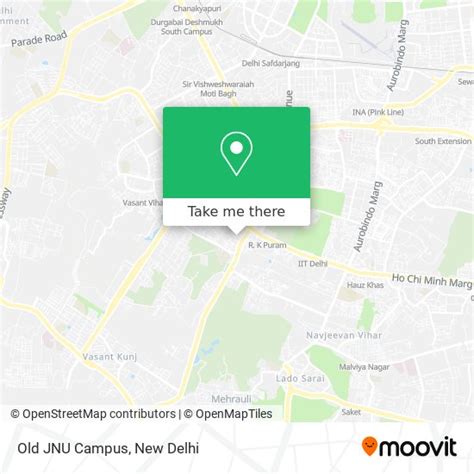 How to get to Old JNU Campus in Delhi by bus or metro?