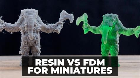 Resin vs FDM For 3D Printing Miniatures: Which is Best? - 3DSourced